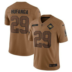 Nike 49ers 29 Talanoa Hufanga 2023 Brown Salute To Service Limited Men Jersey Nike 49ers 29 Talanoa Hufanga 2023 Brown Salute To Service Limited Men Jersey