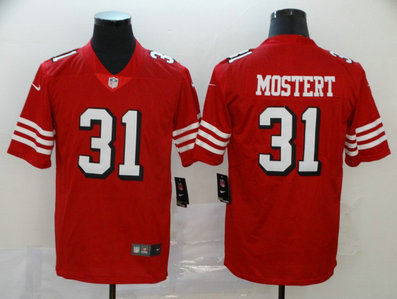 Nike 49ers 31 Raheem Mostert Red Color Rush Vapor Untouchable Limited Jersey Nike 49ers 31 Raheem Mostert Red Color Rush Vapor Untouchable Limited Jersey