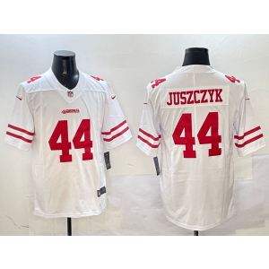 Nike 49ers 44 Kyle Juszczyk White Vapor Untouchable Limited Men Jersey