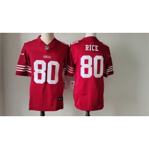 Nike 49ers 80 Jerry Rice Red F.U.S.E Vapor Limited Men Jersey Nike 49ers 80 Jerry Rice Red F.U.S.E Vapor Limited Men Jersey