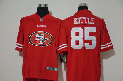 Nike 49ers 85 George Kittle Red Team Big Logo Vapor Untouchable Limited Jersey Nike 49ers 85 George Kittle Red Team Big Logo Vapor Untouchable Limited Jersey