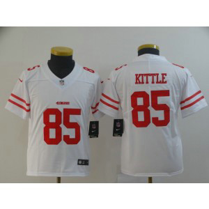 Nike 49ers 85 George Kittle White Vapor Untouchable Limited Youth Jersey Nike 49ers 85 George Kittle White Vapor Untouchable Limited Youth Jersey