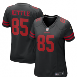 Nike 49ers 85 Kittle Black Vapor Untouchable Limited Women Jersey Nike 49ers 85 Kittle Black Vapor Untouchable Limited Women Jersey