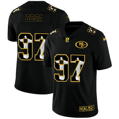 Nike 49ers 97 Nick Bosa Black Jesus Faith Edition Limited Jersey Nike 49ers 97 Nick Bosa Black Jesus Faith Edition Limited Jersey