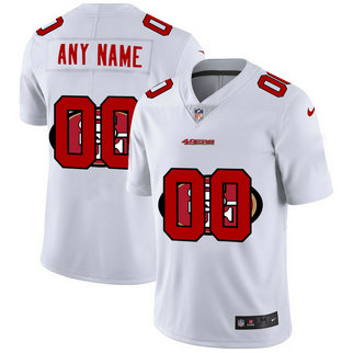 Nike 49ers Customized White Team Big Logo Vapor Untouchable Limited Jersey Nike 49ers Customized White Team Big Logo Vapor Untouchable Limited Jersey
