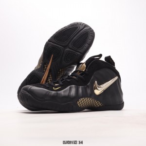Nike Air Foamposite Black Gold Shoes