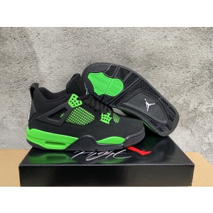 Nike Air Jordan 1 Black Green Shoes