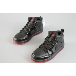 Nike Air Jordan 1 Black Kids Shoes