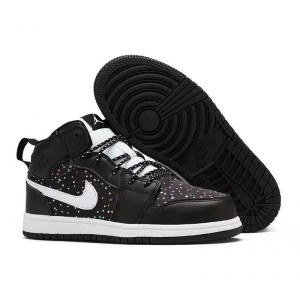 Nike Air Jordan 1 Black Star Youth Shoes