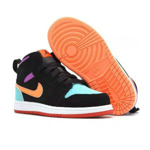 Nike Air Jordan 1 Black Youth Shoes