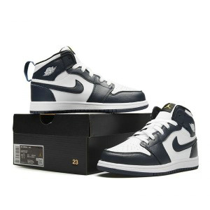 Nike Air Jordan 1 Black Youth Shoess