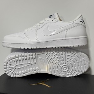 Nike Air Jordan 1 Golf Low White Shoes