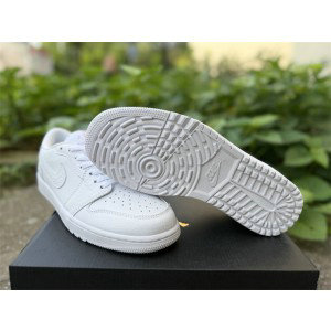 Nike Air Jordan 1 Low Golf Triple White Shoes