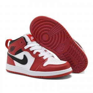 Nike Air Jordan 1 Red Kids Shoes