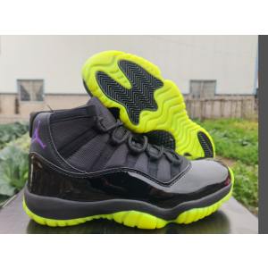 Nike Air Jordan 11 Black Green Shoes