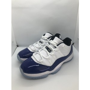 Nike Air Jordan 11 Retro Low White Purple Concord Shoes