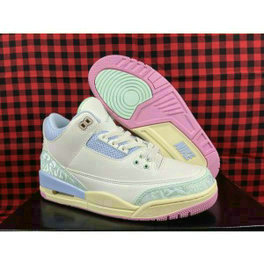 Nike Air Jordan 3 White Pink Shoes