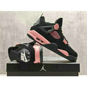 Nike Air Jordan 4 Black Pink Shoes 1
