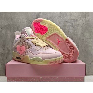 Nike Air Jordan 4 Denim Iced Carmine Shoes
