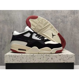 Nike Air Jordan 4 White Black Shoes