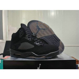 Nike Air Jordan 5 Black Cat Shoes