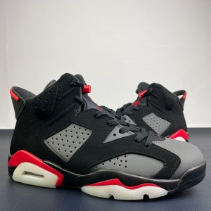 Nike Air Jordan 6 Black Red Shoes