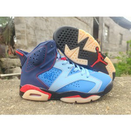Nike Air Jordan 6 Blue Shoes