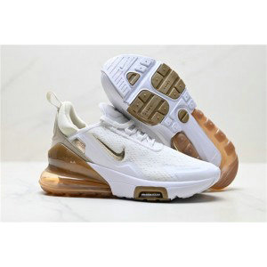 Nike Air MAX 270 White Brown Shoes
