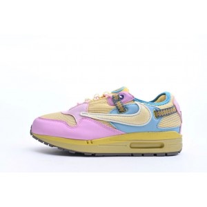 Nike Air Max 1 Cactus Jack Pink Blue Shoes