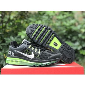Nike Air Max 2013 Black Green Shoes