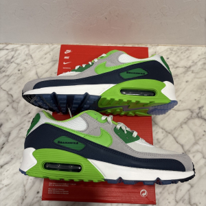 Nike Air Max 90 Seattle Seahawks Green Grey Shoes