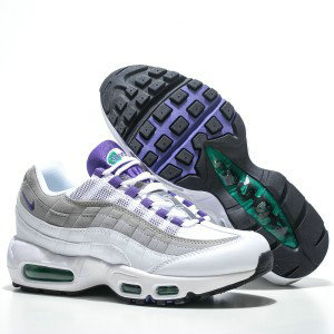 Nike Air Max 95 White Purple Shoes