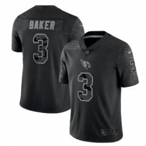 Nike Arizona Cardinals 3 Budda Baker Black Reflective Vapor Limited Men Jersey Nike Arizona Cardinals 3 Budda Baker Black Reflective Vapor Limited Men Jersey