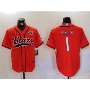 Nike Bears 1 Fields Orange Vapor Baseball Limited Men Jersey Nike Bears 1 Fields Orange Vapor Baseball Limited Men Jersey