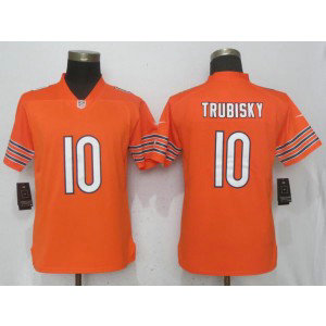 Nike Bears 10 Mitchell Trubisky Orange Vapor Untouchable Limited Women Jersey Nike Bears 10 Mitchell Trubisky Orange Vapor Untouchable Limited Women Jersey
