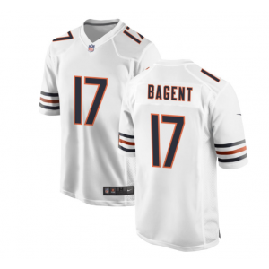 Nike Bears 17 Tyson Bagent White Vapor Untouchable Limited Men Jersey Nike Bears 17 Tyson Bagent White Vapor Untouchable Limited Men Jersey