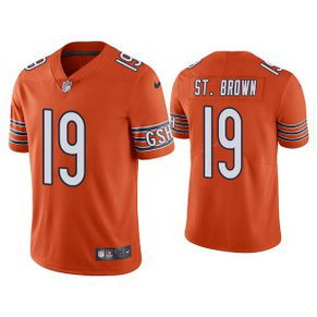 Nike Bears 19 Equanimeous St. Brown Orange Vapor Untouchable Limited Men Jersey