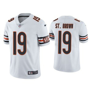 Nike Bears 19 Equanimeous St. Brown White Vapor Untouchable Limited Men Jersey