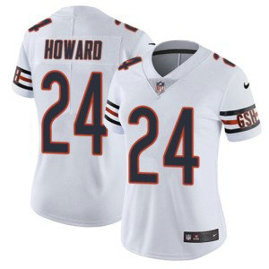 Nike Bears 24 Jordan Howard White Vapor Untouchable Limited Women Jersey