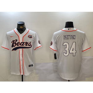 Nike Bears 34 Walter Payton White Vapor Baseball Limited Men Jersey Nike Bears 34 Walter Payton White Vapor Baseball Limited Men Jersey