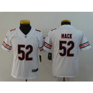 Nike Bears 52 Khalil Mack White Vapor Untouchable Limited Youth Jersey
