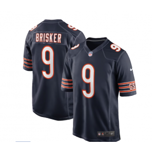 Nike Bears 9 Jaquan Brisker Navy Vapor Untouchable Limited Men Jersey