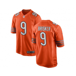 Nike Bears 9 Jaquan Brisker Orange Vapor Untouchable Limited Men Jersey