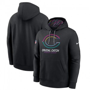 Nike Bears Black 2024 Crucial Catch Club Pullover Hoodie Nike Bears Black 2024 Crucial Catch Club Pullover Hoodie