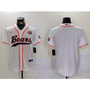 Nike Bears Blank White Vapor Baseball Limited Men Jersey Nike Bears Blank White Vapor Baseball Limited Men Jersey