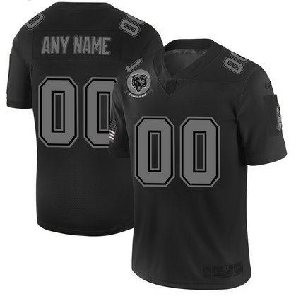 Nike Bears Customized 2019 Black Salute To Service Fashion Limited Jersey