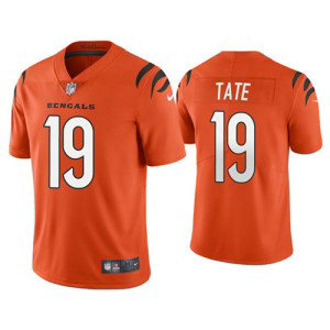 Nike Bengals 19 Auden Tate 2021 Orange Vapor Untouchable Limited Men Jersey Nike Bengals 19 Auden Tate 2021 Orange Vapor Untouchable Limited Men Jersey