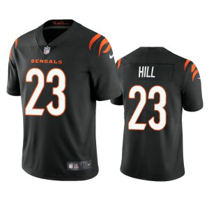 Nike Bengals 23 Daxton Hill Black 2022 NFL Draft Vapor Untouchable Limited Men Jersey