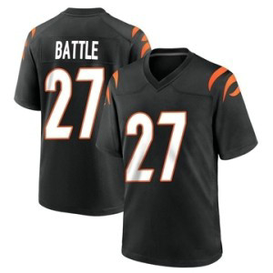 Nike Bengals 27 Jordan Battle Black Vapor Untouchable Limited Men Jersey