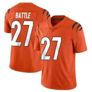 Nike Bengals 27 Jordan Battle Orange Vapor Untouchable Limited Men Jersey